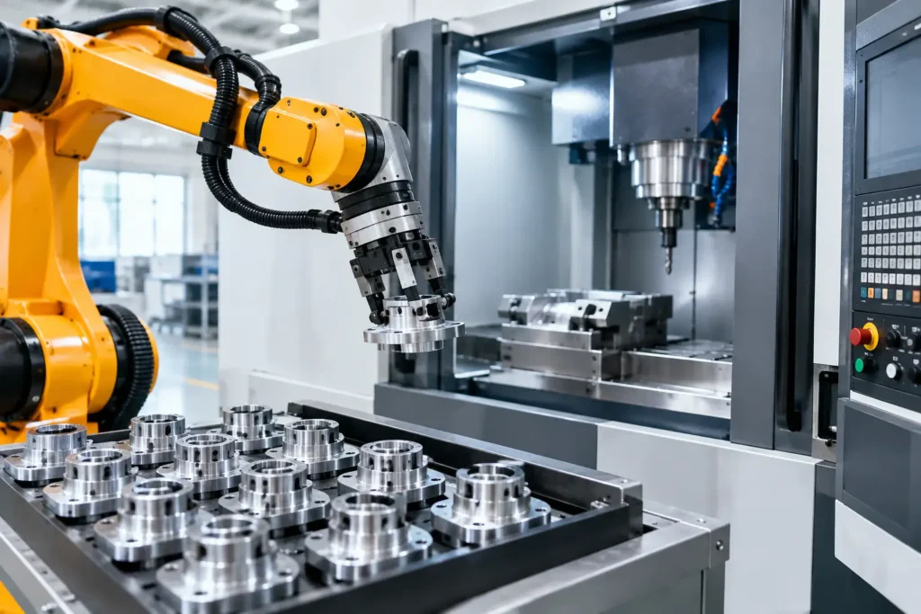 A CNC-gép robotkiszolgálásának előnyei