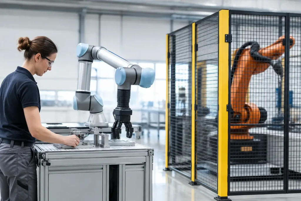 Kollaboratív robot vagy hagyományos védőkerítés?