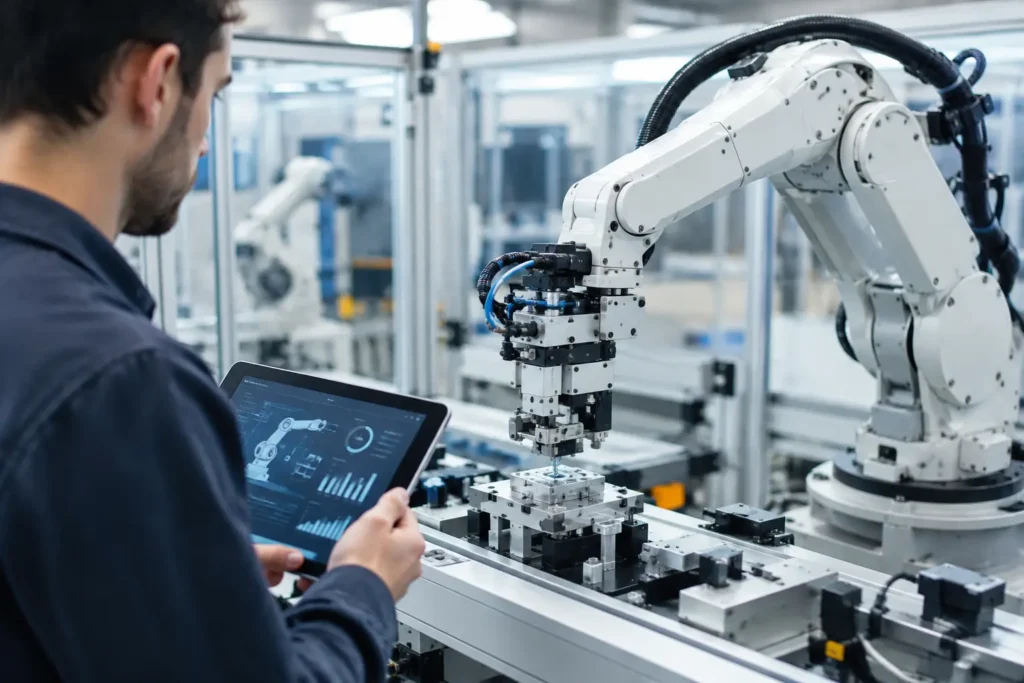 Mesterséges intelligencia robotcellákban