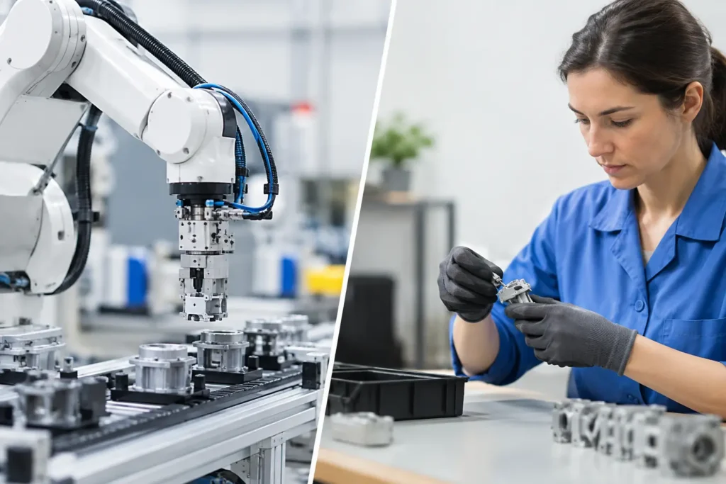 Robotcella vagy manuális összeszerelés?